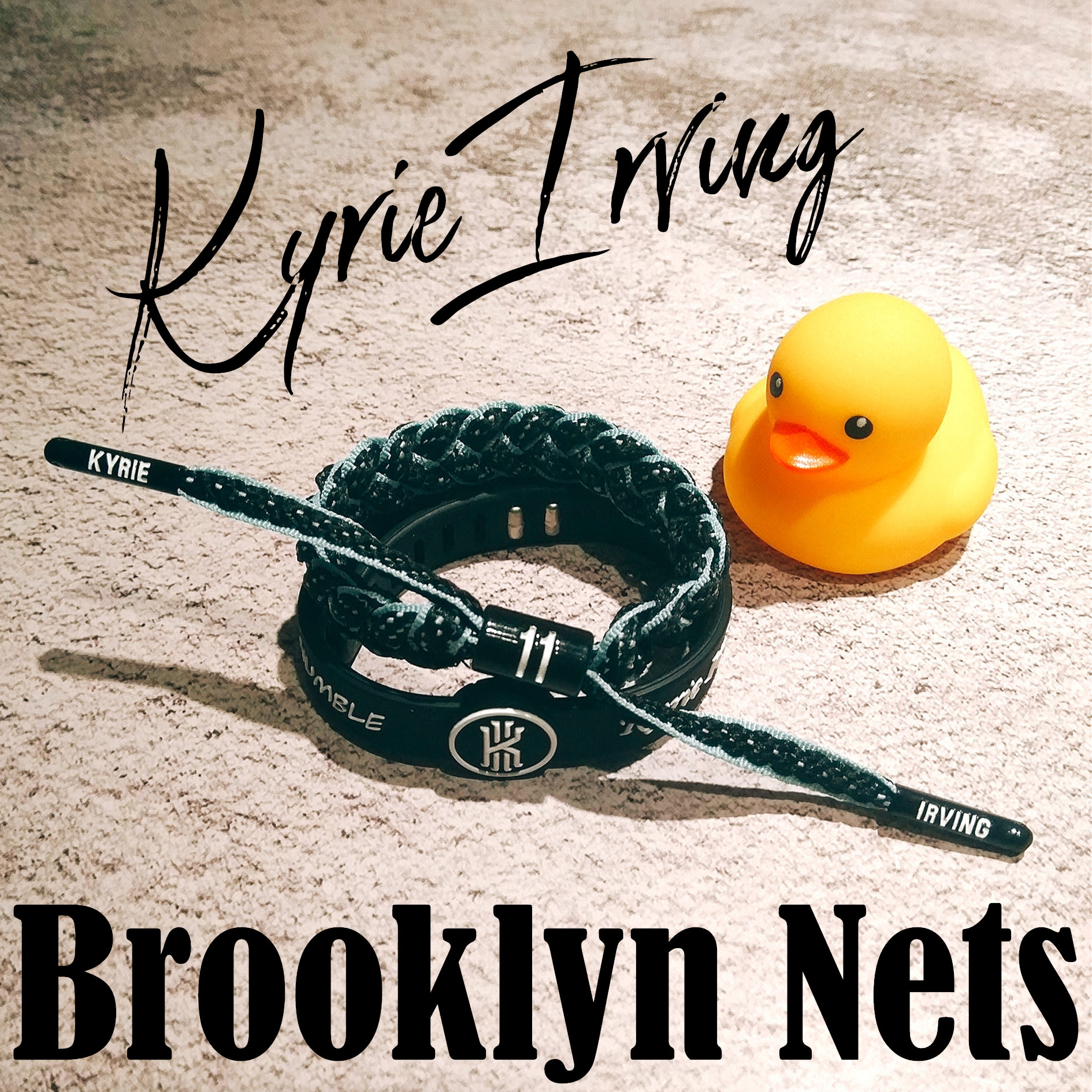 Kyrie Irving Kyrie knitted silicone gel combined bracelet wristwatch wristwatch brabellins basketball team Drew uncle
