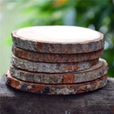 Тайская сплошная деревянная доска подушка подушка манго деревянный чай круглый ресторан теплоизоляция