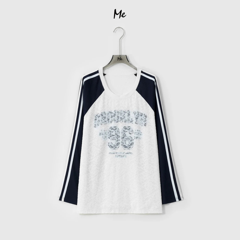 Laoyangjia Clothes Me Bella Sunscreen Shirt Snowflake Cotton Lace Print Fashion Versatile Casual Long Sleeve T-Shirt for Women Summer