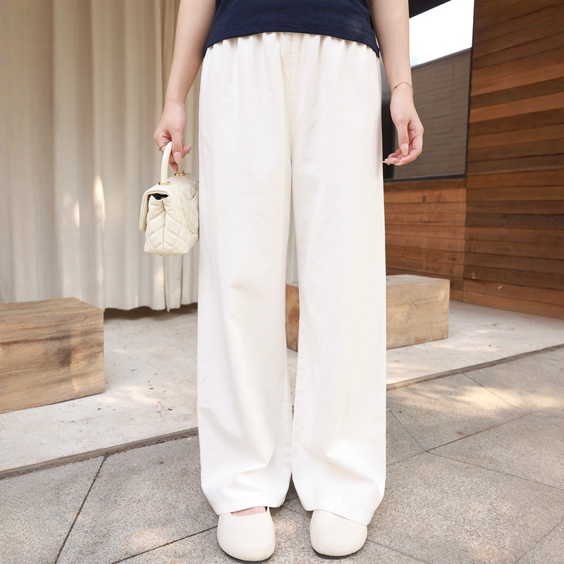 Lao Yang's Clothing Me【Pants King】Imported from the Usa, Pima Cotton Silk 2026 New Straight-Leg White Jeans Lao Yang's Clothing Me【Pants King】Imported from the Usa, Pima Cotton Silk 2026 New Straight-Leg White Jeans