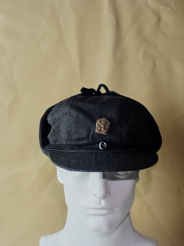 Brand new Czechoslovak Military version Railway train staff grey wool line winter hat Daily boy hat