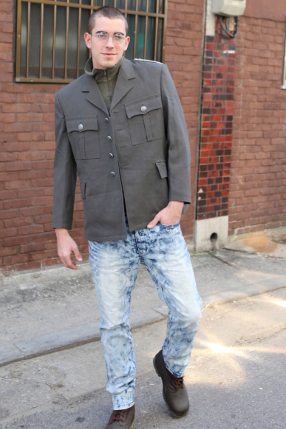 Austrian military uniform jacket jacket