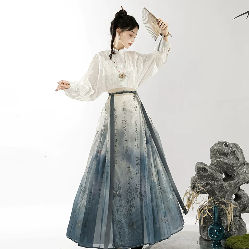 Genuine Hanfu, set, Chinese style