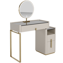 Gujia Home Modern Simple Light Luxury Dressing Table Dressing Stool Multifunctional All-in-One True Self Dressing Table PT7815