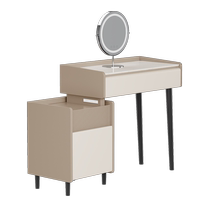 (Redeem for 1699) Gujia Home Modern Simple Multifunctional Dressing Table with Mirror and Stool Large PT7855TQ