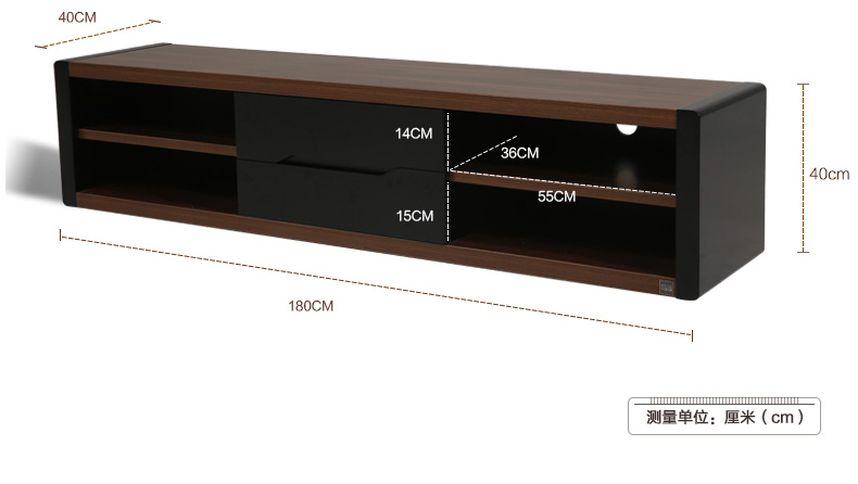 Gujia nhà bàn cà phê tủ TV đặt hiện đại nhỏ gọn kích thước đồ nội thất phòng khách đặt 1528