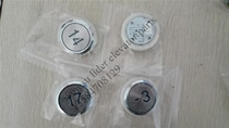 Manlon elevator button round stainless steel button hole diameter 35