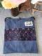 Ethnic minority brocade patchwork old batik series hand-made brocade old batik old cloth oblique bag storage bag