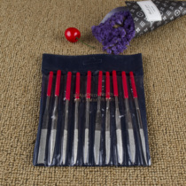 Gold Steel Stone Filing Knife Suit Flat Head Round Triangle Quad File Brocade Plastic Filing Polished Gold Tool