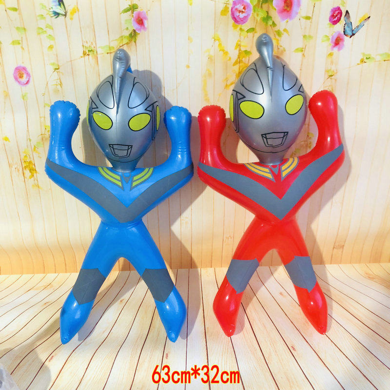 Hot Pins Giraffe Balloon Stick Children Super Hands Raised Hands Superman Spider Plastic Inflatable Toy Batch