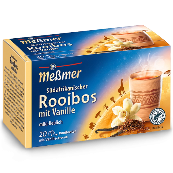 German Messmer Rooibos Vanille South African Vanilla Doctor's Tea Caffeine-Free