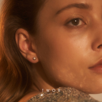 TWOR original suspension series s925 silver handmade water drop earrings