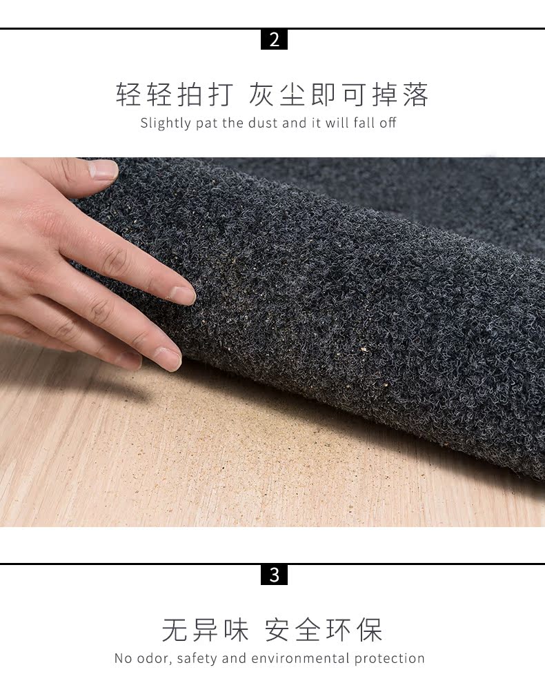 Cửa ra vào mat diện tích lớn có thể được cắt vào cửa thảm cửa ra vào phòng khách sảnh sảnh nhà bếp bàn cà phê mat - Thảm sàn chiếu xốp gấp