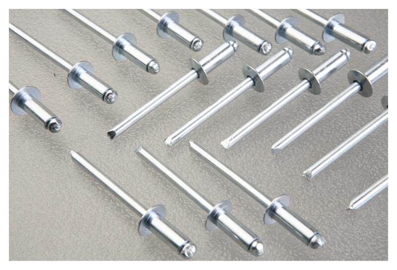 Antypino draw-core rivet opening type aluminium iron round head GB12618 11 grade