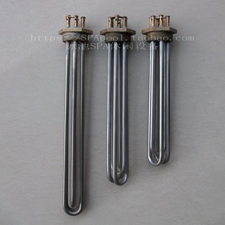 Оснащение бассейнов 游泳池配件泳池恒温器加热管湿蒸机发热管 桑拿泳池设备4.5-9.0kw