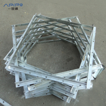 Processing custom angle iron rectangular flange Fire duct flange Stainless steel flange Galvanized flange Ventilation pipe