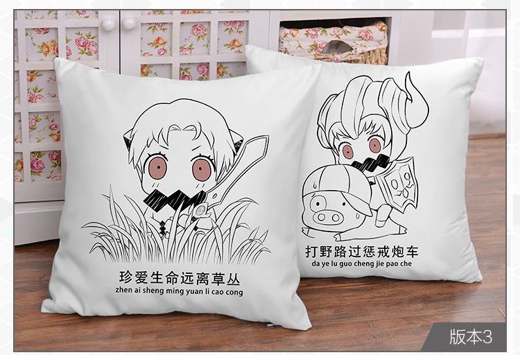 Hoàn toàn là tên miền Hạm đội tàu Niang Beiqi Ji Cos Liên minh huyền thoại xung quanh LOL anime gối vuông gối gối - Carton / Hoạt hình liên quan những sticker cute
