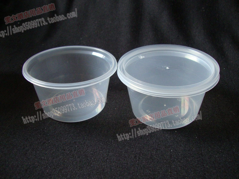 Wenwen Hotel ~ 100ml cheese box fruit cube box fruit bowl pudding box 100 only with lid Baijia P4