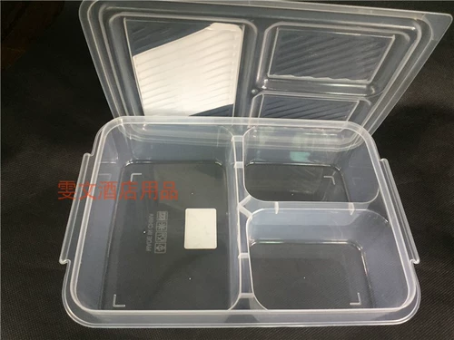 Джин Мин неоднократно использовал 3 -генскую студенческую ланч коробку фаст -фуда три сетки свежие коробки для ланч для микроволновых работников пластиковые коробки