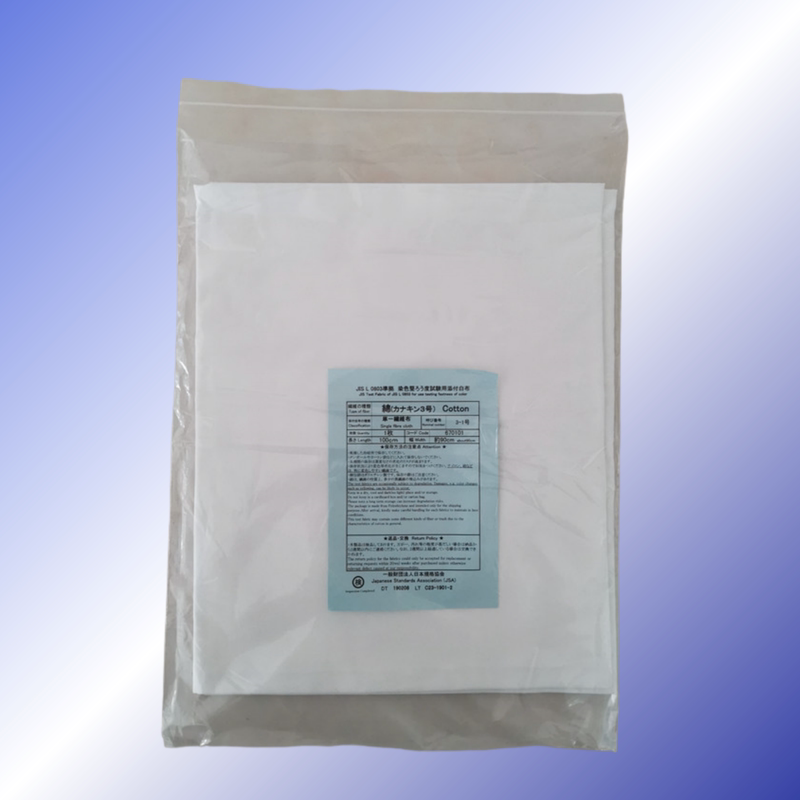 Jis Standard Cotton Single Fiber Cloth Jisl0803 Cotton White Cloth Jis Dyeing Firmness Test White Cotton Cloth