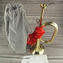 The assault Bugle instrument stride the old bugle trumpet craft instrument copper small step