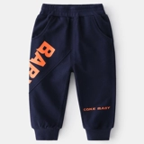 Осенние весенние детские хлопковые штаны для мальчиков для отдыха