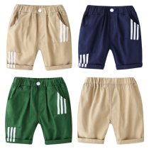 Boy casual shorts 2022 new childrens summer clothes boy pants baby in summer outwear children 50% pants