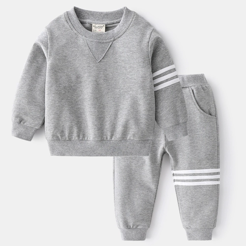 Осенняя толстовка для мальчиков, детский весенний спортивный комплект, детская одежда