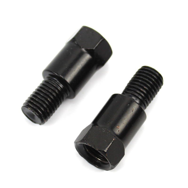 Motorcycle rearview mirror heightening screw M10 conversion screw 10 mile positive tooth turn anti-tooth transfer screw conversion head