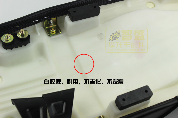 Ghế xe máy King đệm nhẹ ghế ngồi túi GS125 lắp ráp đệm ghế GS ghế da yên xe wave rsx