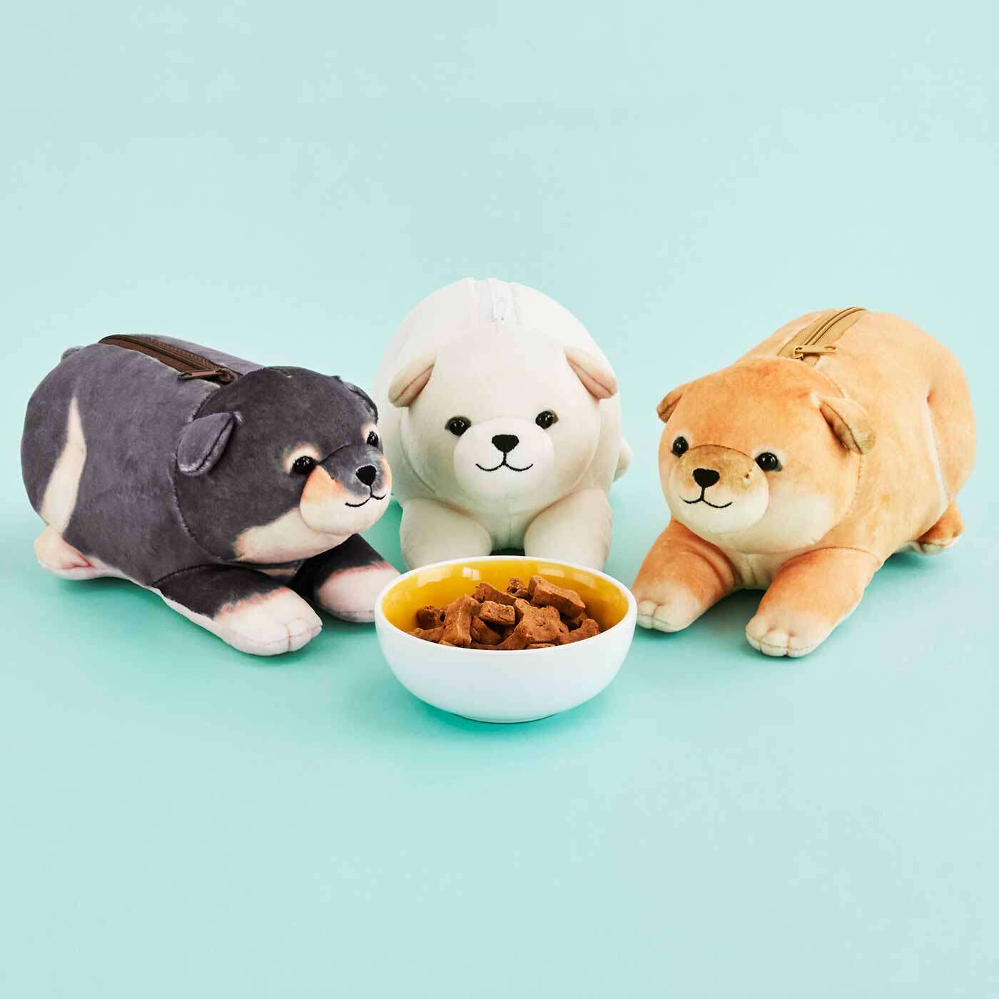 日本进口柴犬化妆包收纳包笔袋芬理希梦创意礼物儿童新年圣诞元旦评价- 淘宝网