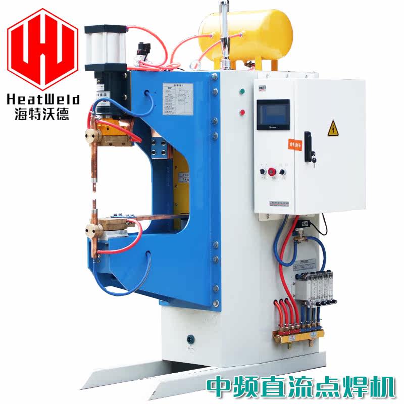 Automatic pressure welding machine for three-phase pneumatic inverter DC aluminium plate for stationary medium-frequency spot welding machine in Heiterward of Shandong