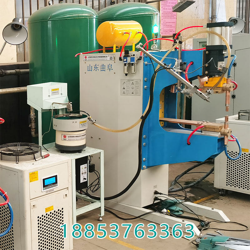 Intermediate frequency automatic spot welding machine AC variable frequency inverter DC carbon steel stainless steel nut rapid welding projection welding machine