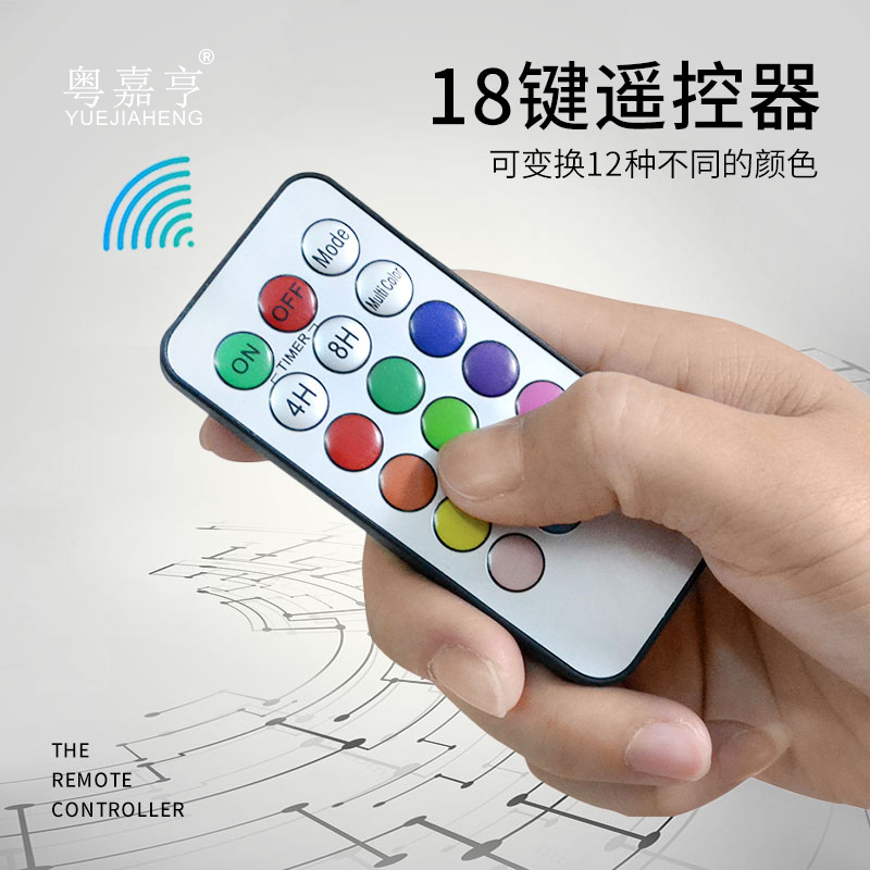 18 LED electronic candle accessories for 18 key remote control