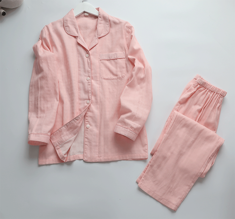 Bộ đồ ngủ cotton nam mùa xuân và mùa thu không in đôi nam nữ tay dài mùa hè mỏng phần tay ngắn sợi cotton dịch vụ nhà kích thước lớn đồ ngủ nữ