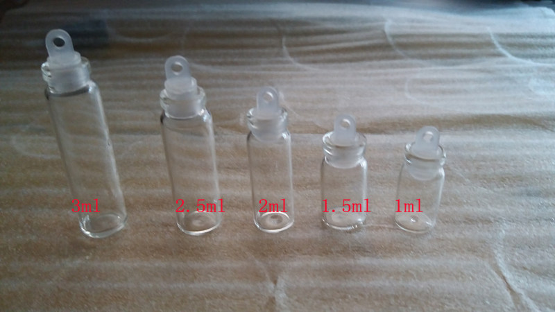 1 new origami jam bottle note capsule ML 2l glass perfume sub-bottling test tube pendant bottle wishing bottle
