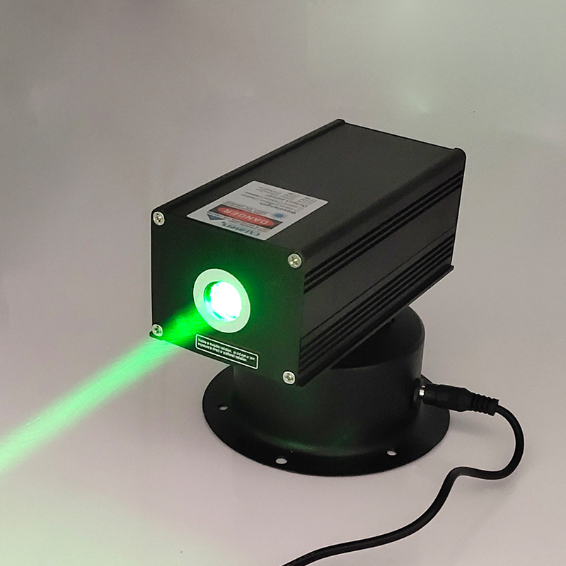 oxlasers 532nm high power 200mW green laser can shake head coarse beam laser light green laser module 12V laser stage light fixed focus