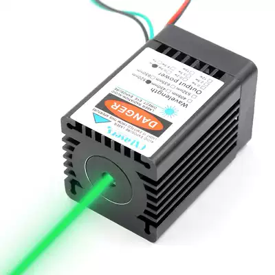 oxlasers 520nm high power 1W 1000mW green laser module with fan can long bright green laser lamp laser disc player bird 12V