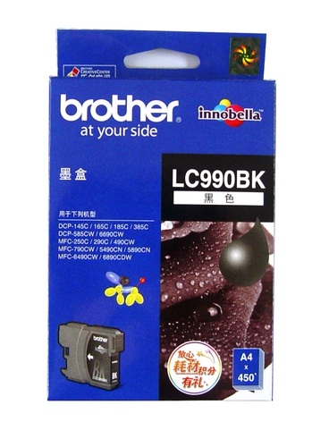 Brother, оригинальный картридж, черный MFC, LC990, 615W