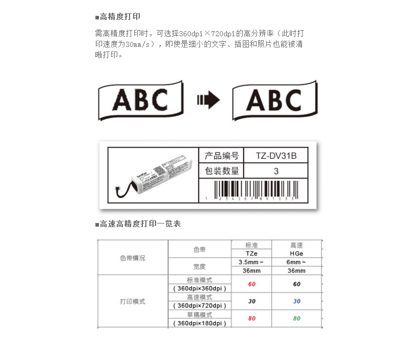 兄弟PT-P900标签打印机电脑标签机固定资产线缆网络条码