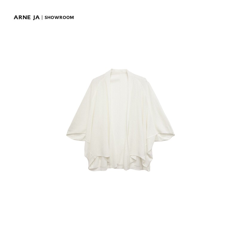 Arne Ja｜"Low Desire Aesthetics" Volumetric Deconstructed Cardigan with a Paper-Gauze Feel W1535Q301