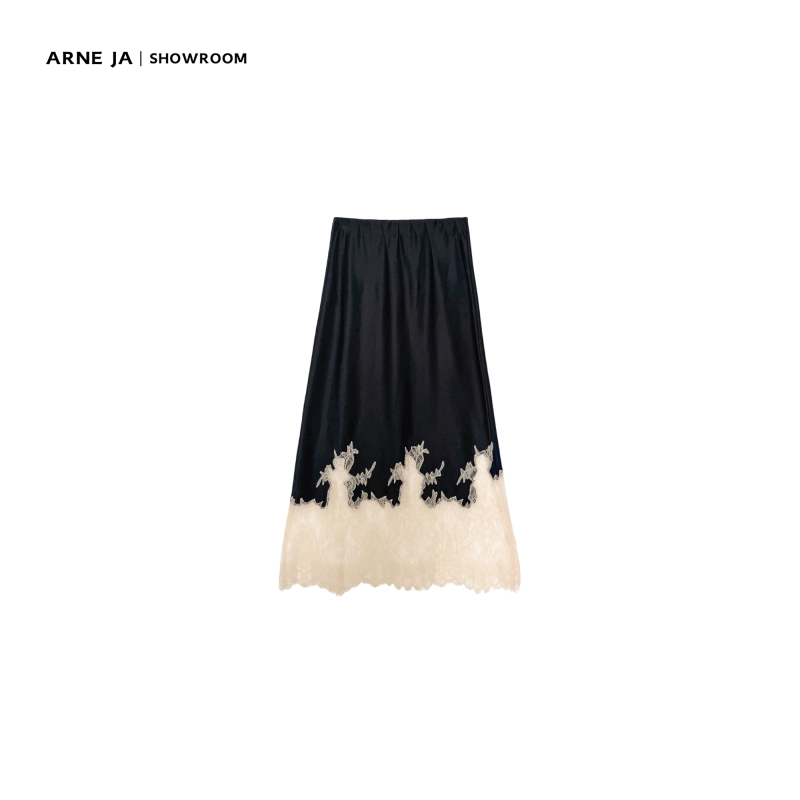 「Arne Ja」Dark Romantic Retro Victorian Lace Skirt W16178142
