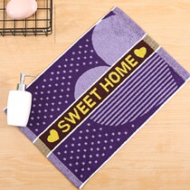 Pure cotton thick floor towel floor mat bathroom door mat kitchen non-slip mat easy to clean and absorb water 40*60