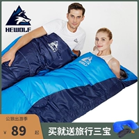 Уличный универсальный утепленный удерживающий тепло портативный спальный мешок для взрослых в помещении на четыре сезона для кемпинга для путешествий