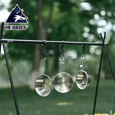 Stainless steel folding Bowl outdoor tableware portable set camping tableware travel picnic products folding water Cup