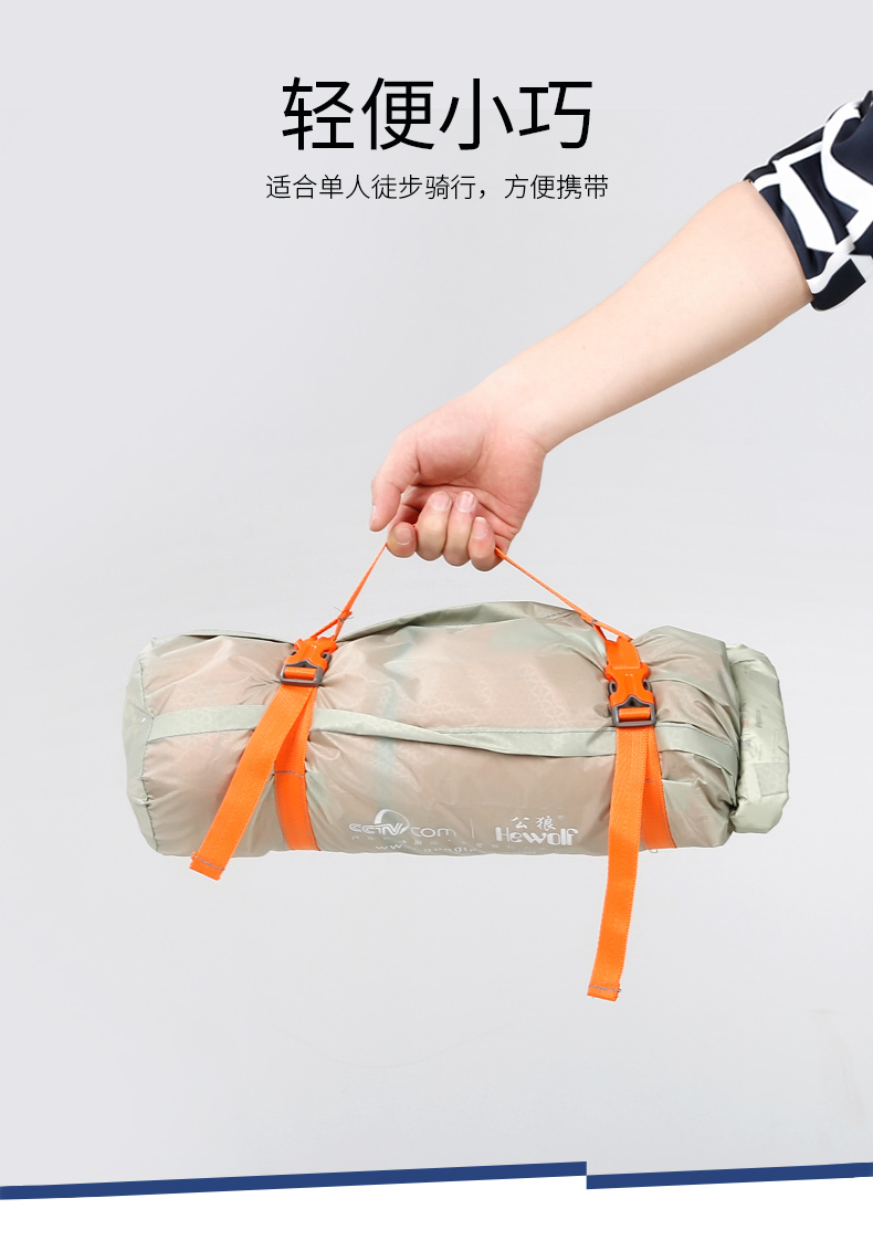 Nam Sói Lều ngoài trời Đơn đôi thanh nhôm Cắm trại Mưa bão Cắm trại hoang dã Bốn mùa Thiết bị cưỡi - Lều / mái hiên / phụ kiện lều lều cắm trại 4 người
