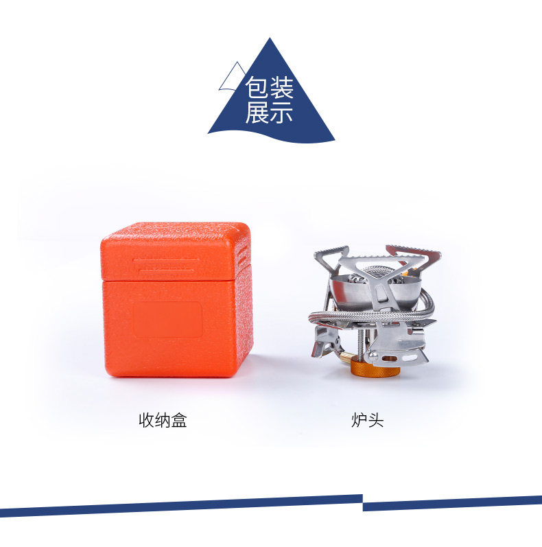 Nam sói bếp ngoài trời bếp gió di động bếp gas hoang dã bếp hoang dã bếp nướng hoang dã cung cấp bộ - Bếp lò / bộ đồ ăn / đồ nướng dã ngoại giá bếp ga mini