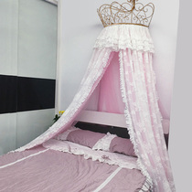 Crown mosquito net luxury princess windsurf bed mantle meritocratic 1 5 headboard yarn Home Mining-room encrypted bed curtain 1 8 m