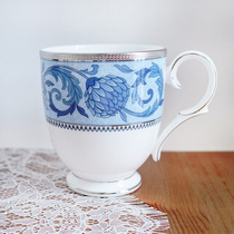 Spot Noritake Japan Noritake Bone China Premium Mug Blue Psalm Water Cup Cornflower Cup Gift Box