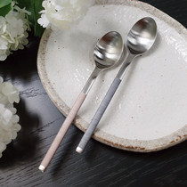 Spot Japanese imported SAKURAI SAKURAI fabric stainless steel afternoon tea teaspoon coffee spoon small spoon gift box